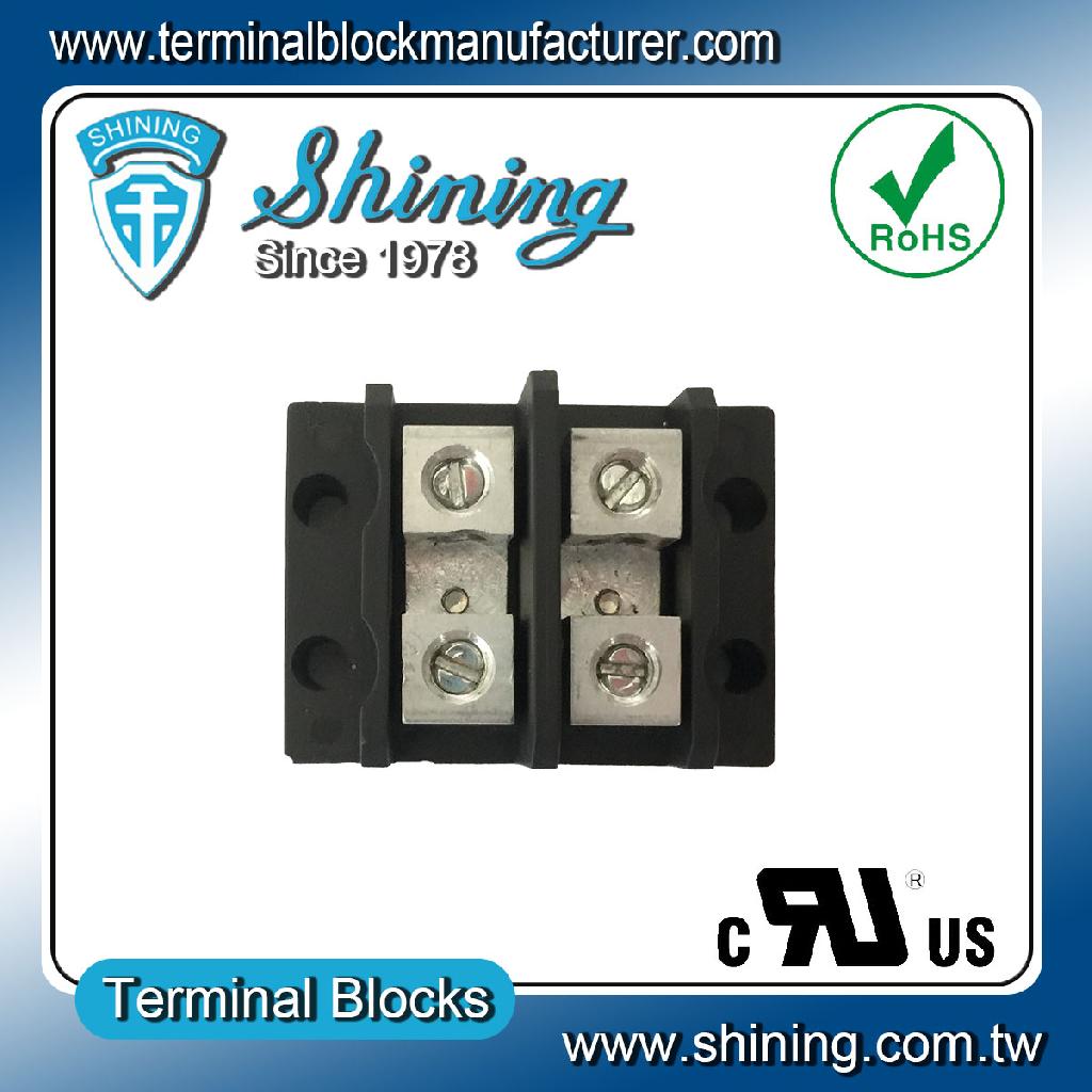 TGP-050-02DSS 600V 50A 2Pole Power Splicer Terminal Block