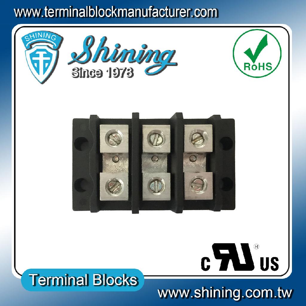 TGP-050-03DSS 600V 50A 3Pole Power Splicer Terminal Block