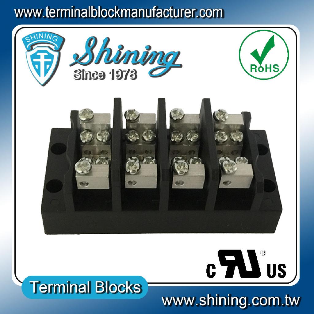 TGP-050-04MCC 600V 50A 4Pole Power Splicer Distribution Terminal Block