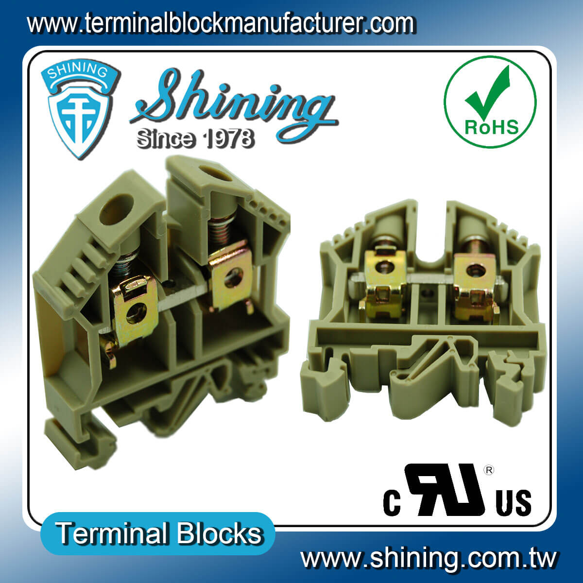 TF-16 Euro Type 16mm Feed Through Terminal Block