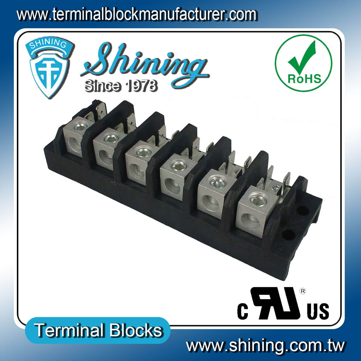 TGP-085-06A 600V 85A 6Pole Electrical Power Terminal Block