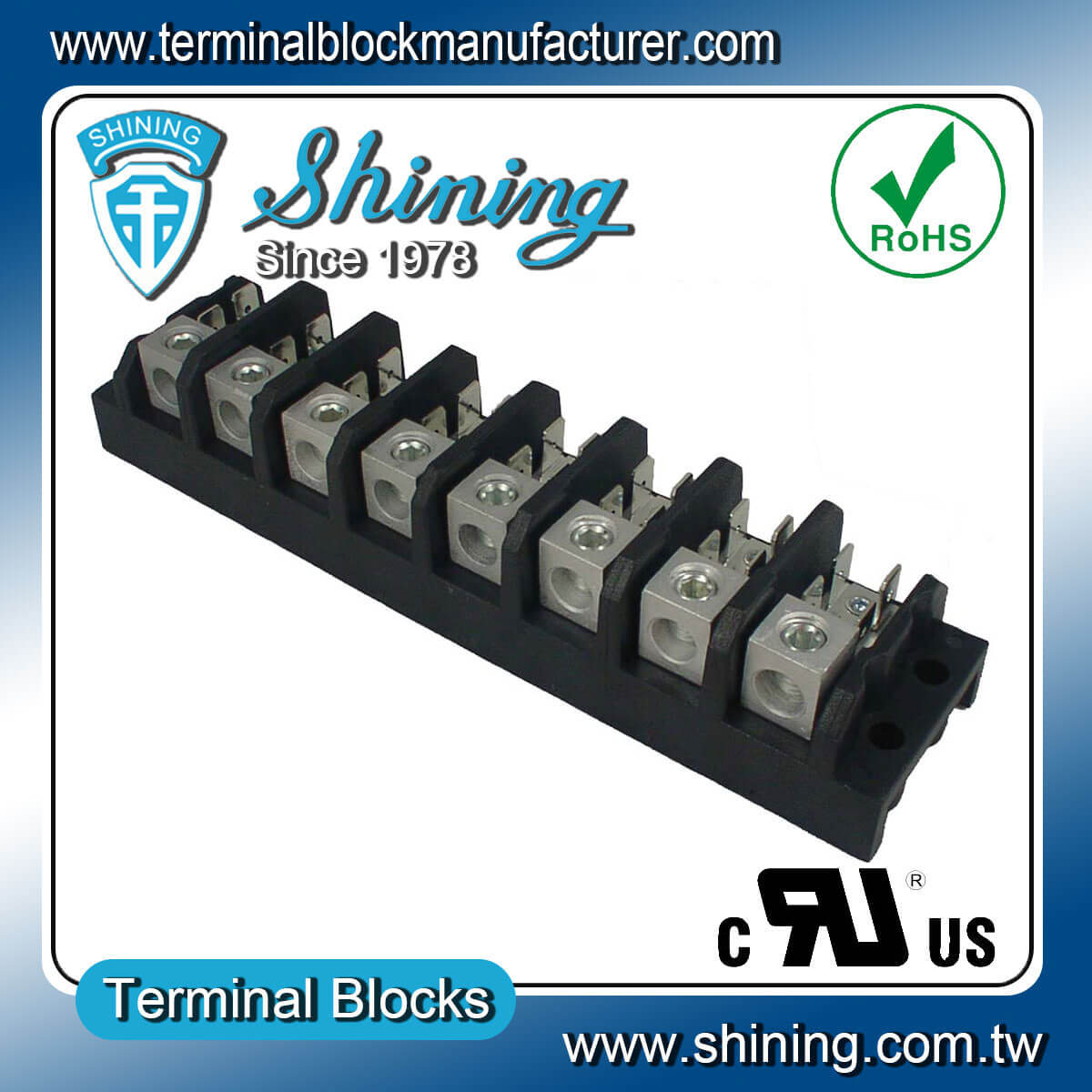 TGP-085-08A 600V 85A 8Pole Electrical Power Terminal Block