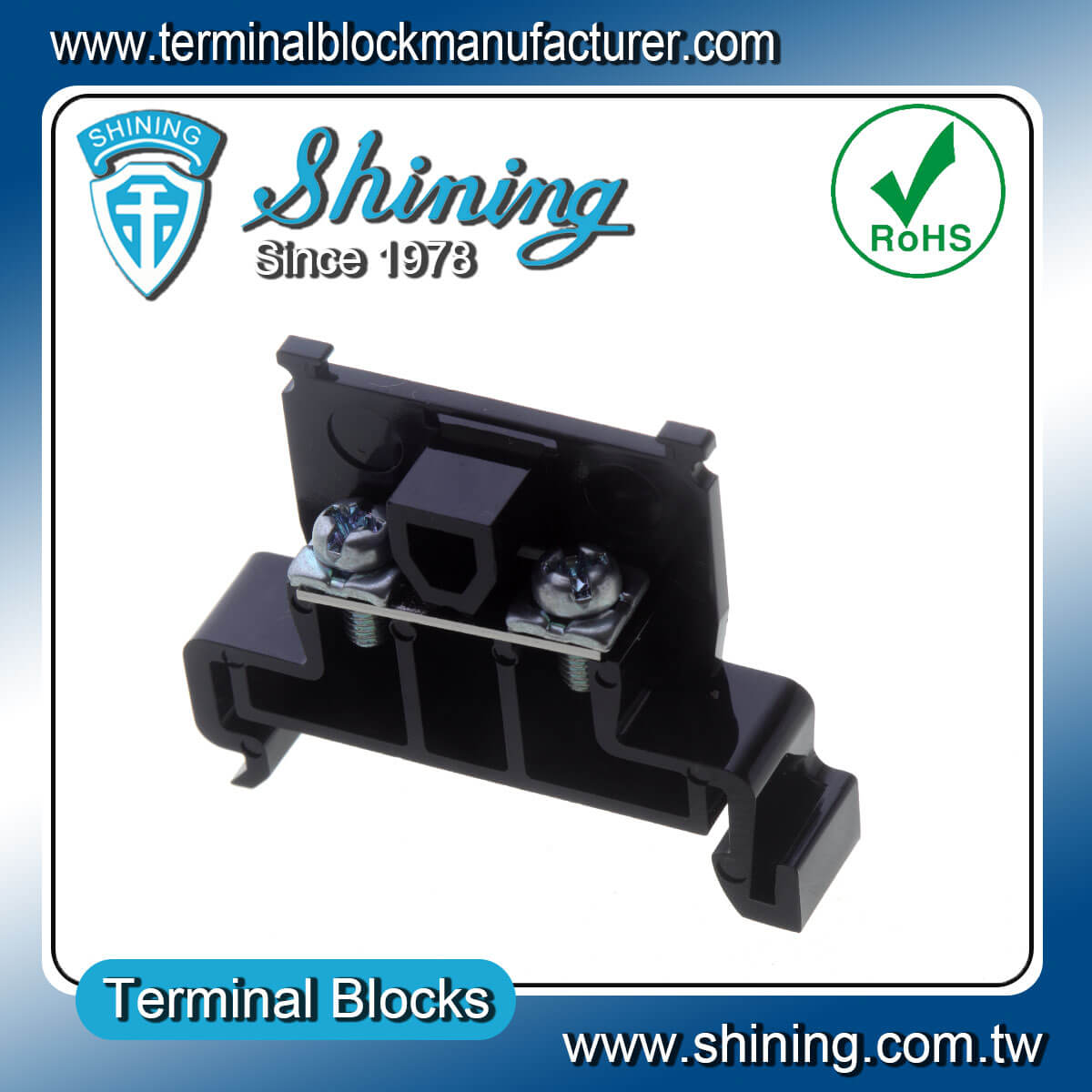 TR-10 35mm Rail Mounted Snap On Type 600V 10A Terminal Block Connector