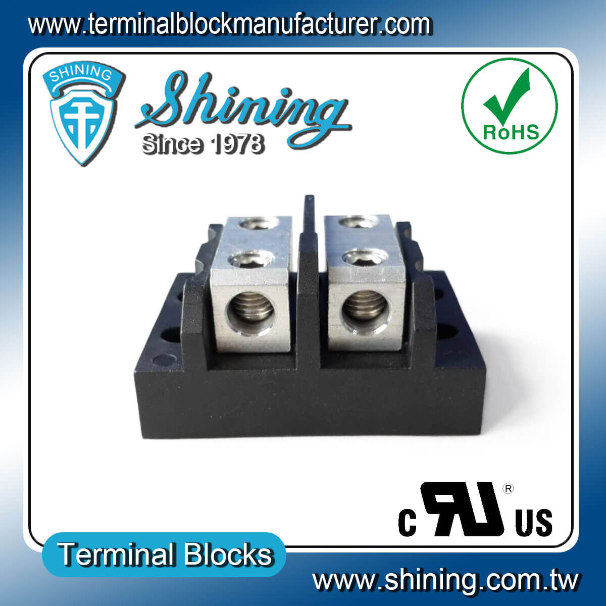 TGP-050-02BHH 600V 50A 2Way Power SplicerTerminal Block