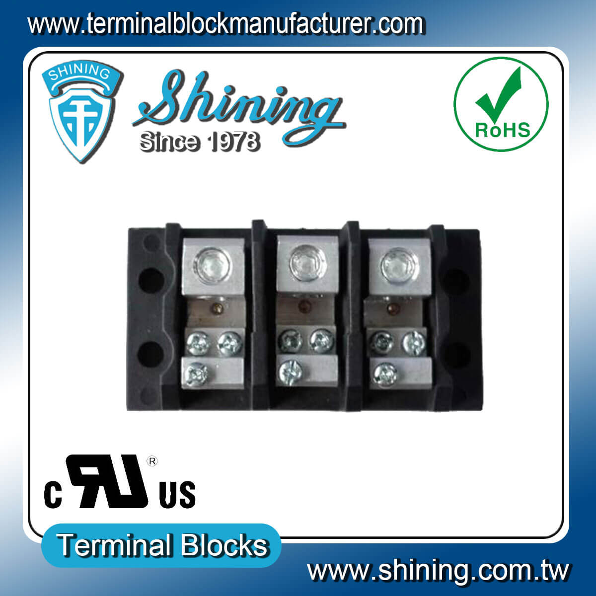 TGP-050-03JHC 600V 50A
 3Pin Power DistributionTerminal Block