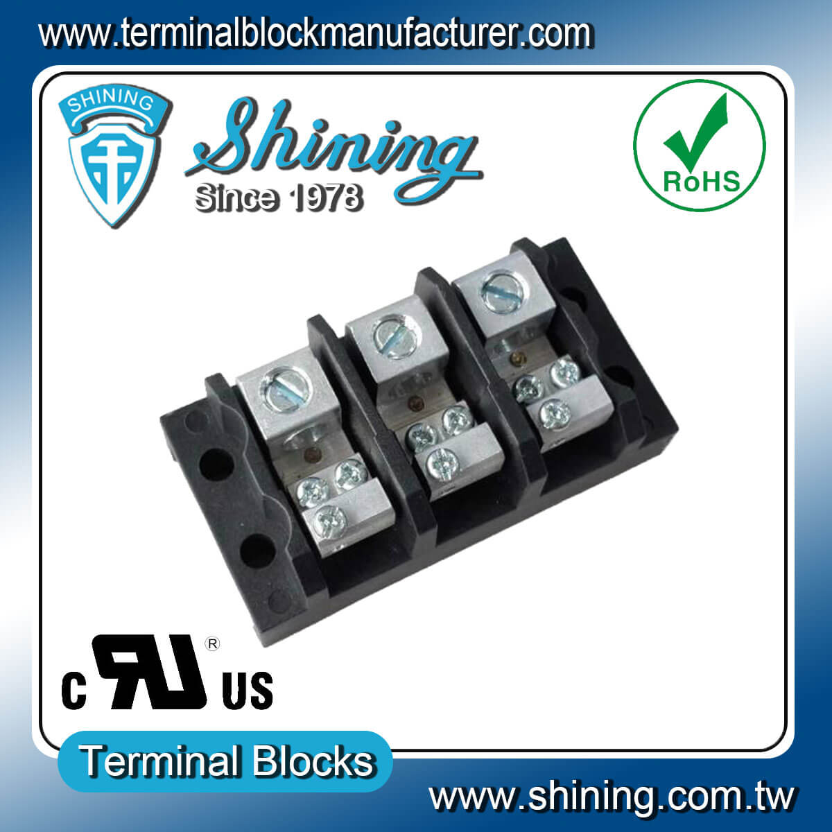 TGP-050-03JSC 600V 50A
 3Pin Power DistributionTerminal Block