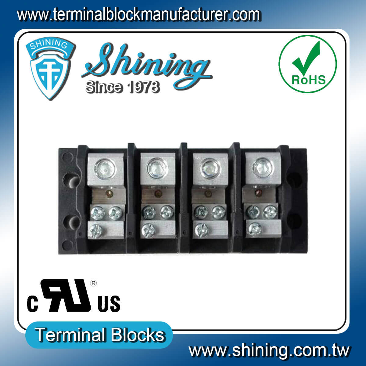 TGP-050-04JHC 600V 50A
 4Pin Power DistributionTerminal Block