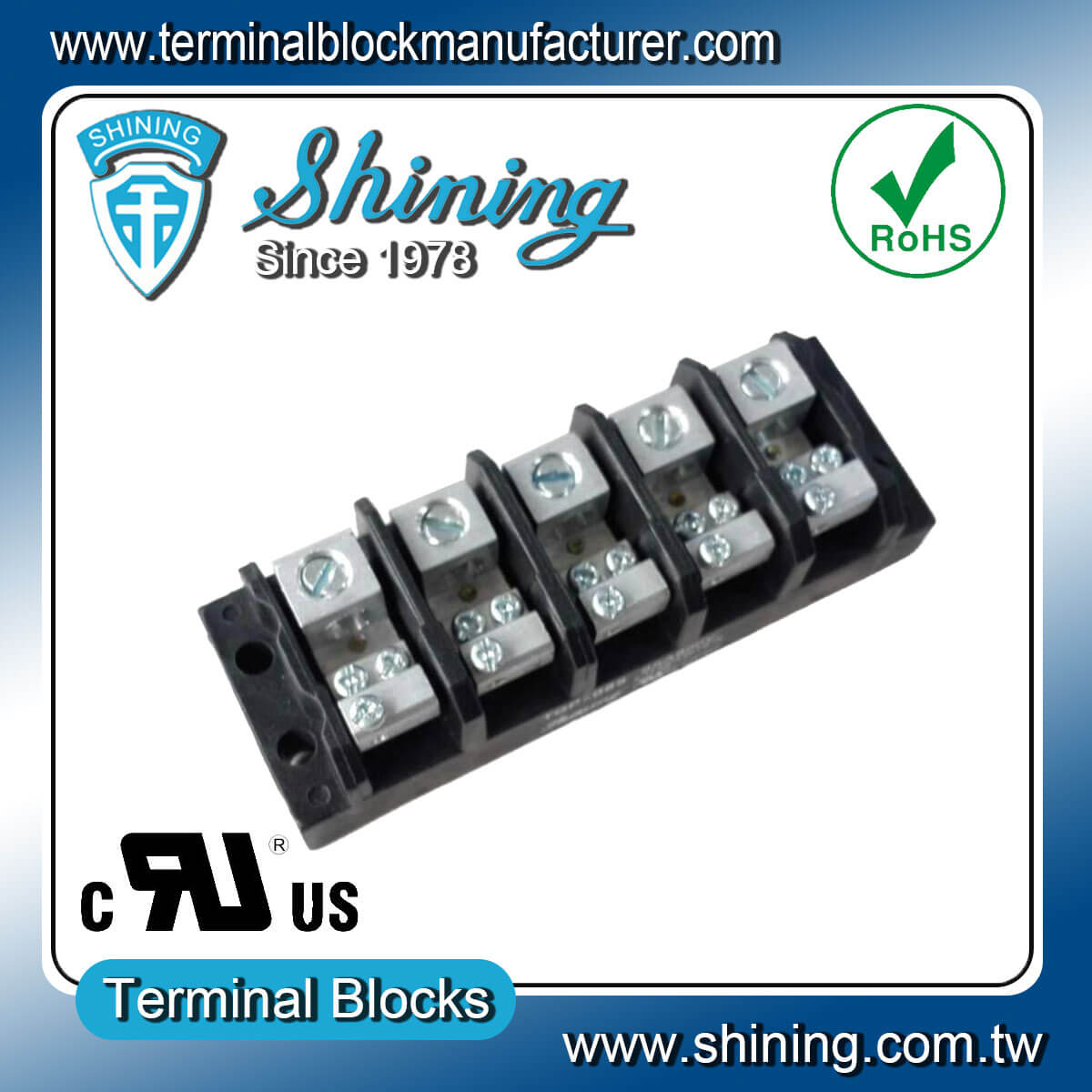 TGP-050-05JSC 600V 50A
 5Pin Power DistributionTerminal Block