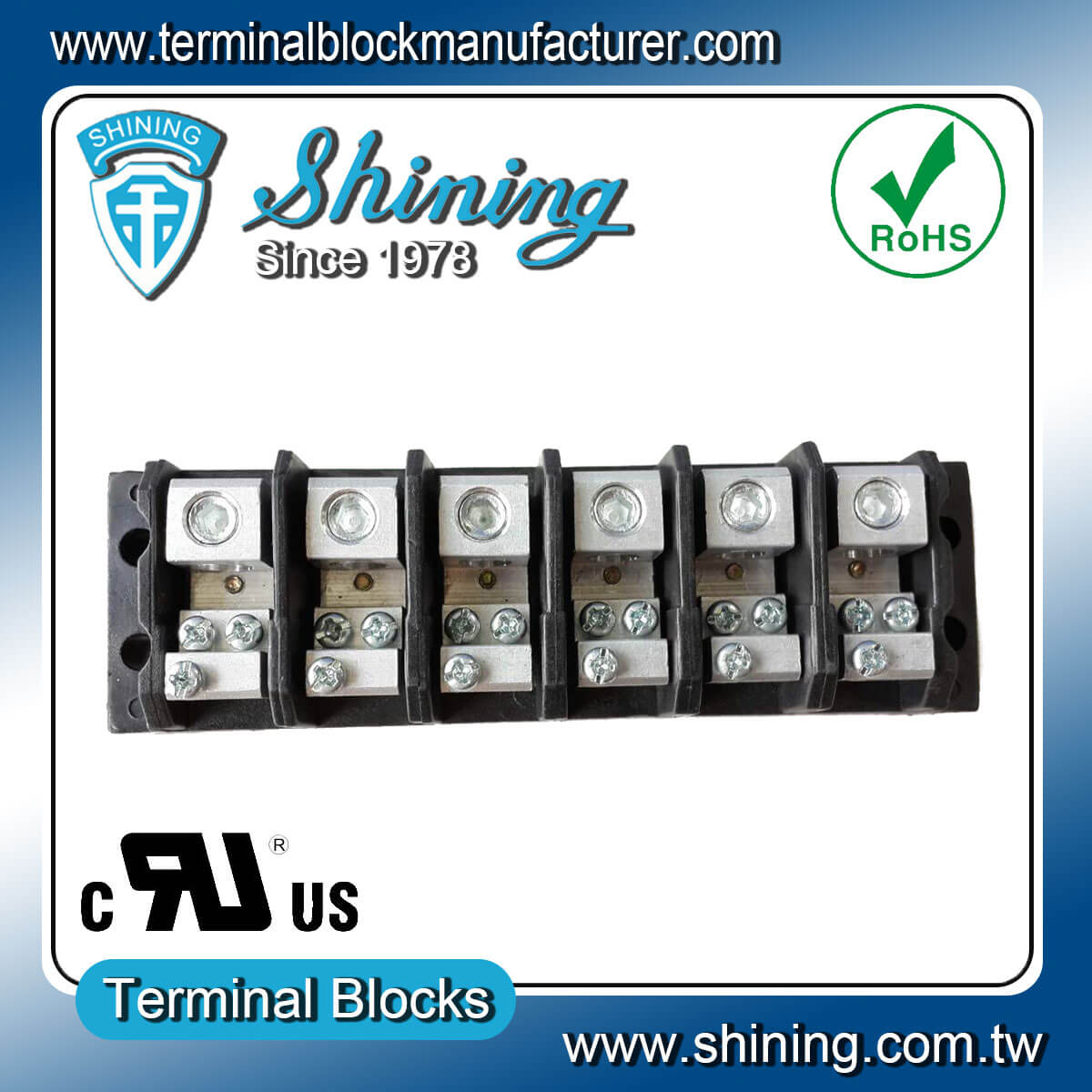 TGP-050-06JHC 600V 50A
 6Pin Power DistributionTerminal Block