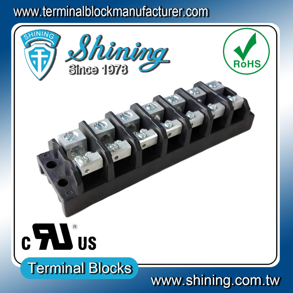 TGP-050-07JSC 600V 50A
 7Pin Power DistributionTerminal Block