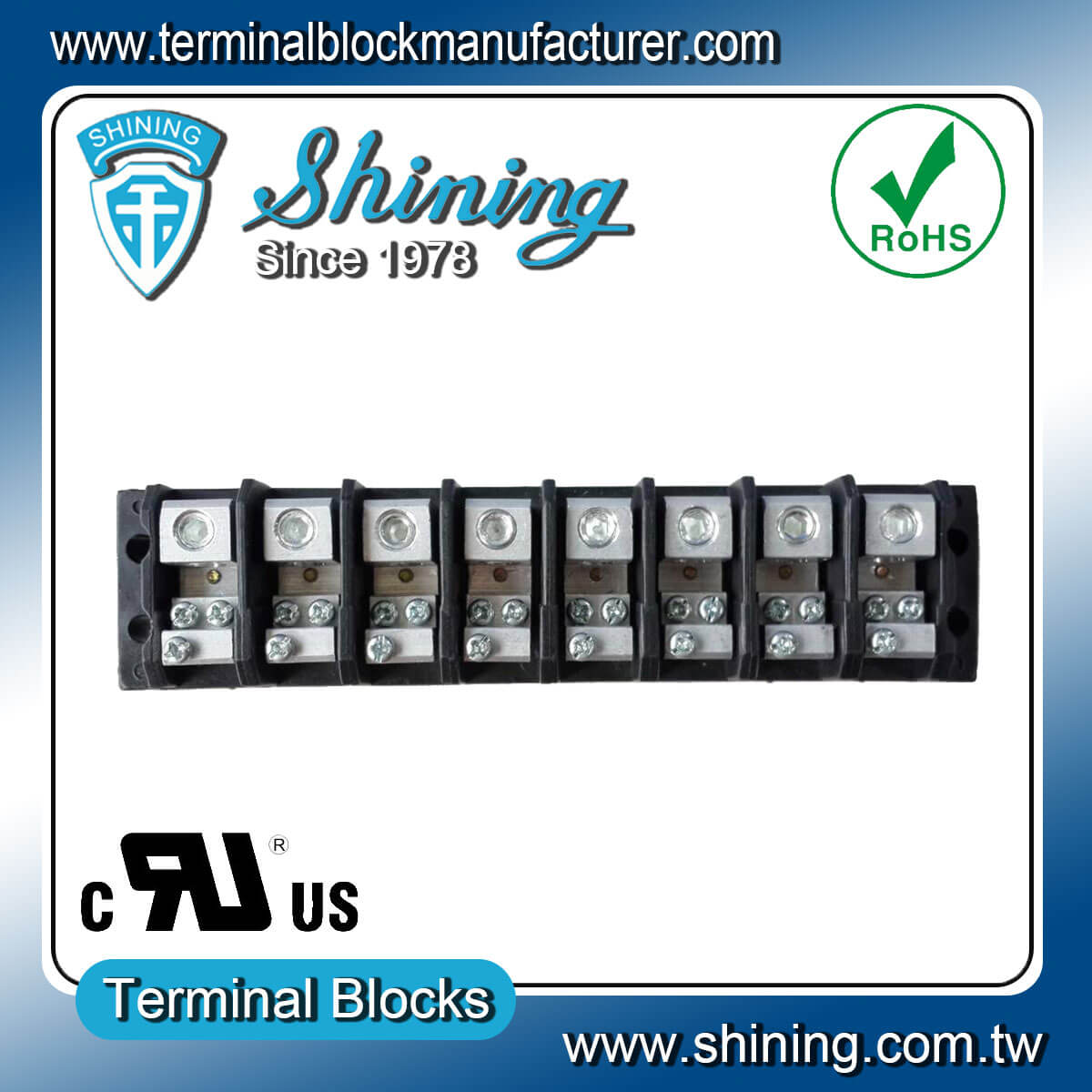 TGP-050-08JHC 600V 50A
 8Pin Power DistributionTerminal Block