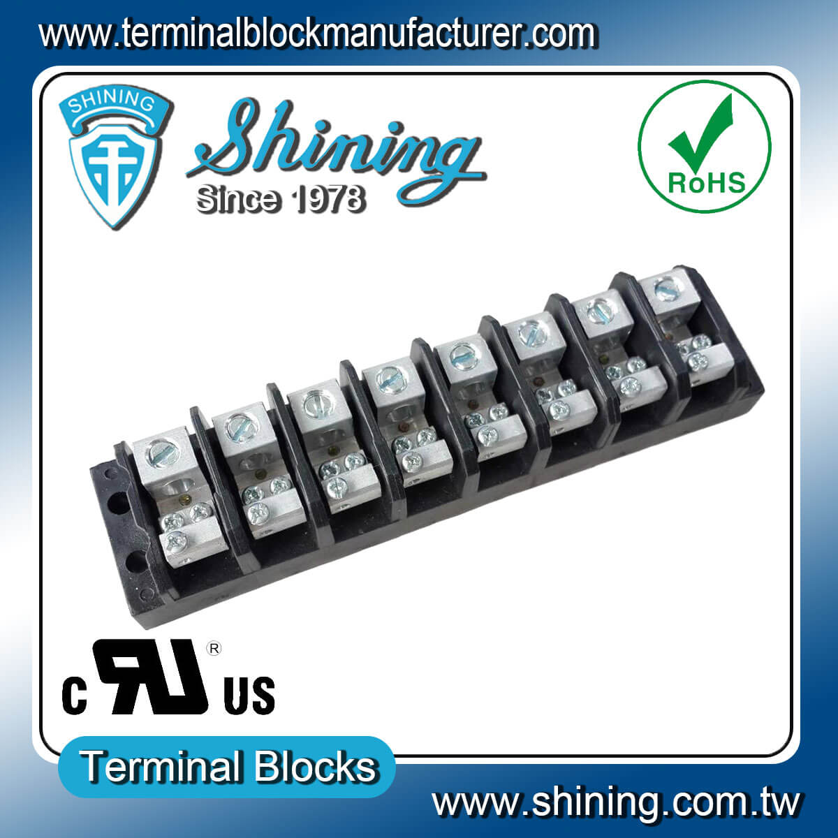 TGP-050-08JSC 600V 50A
 8Pin Power DistributionTerminal Block