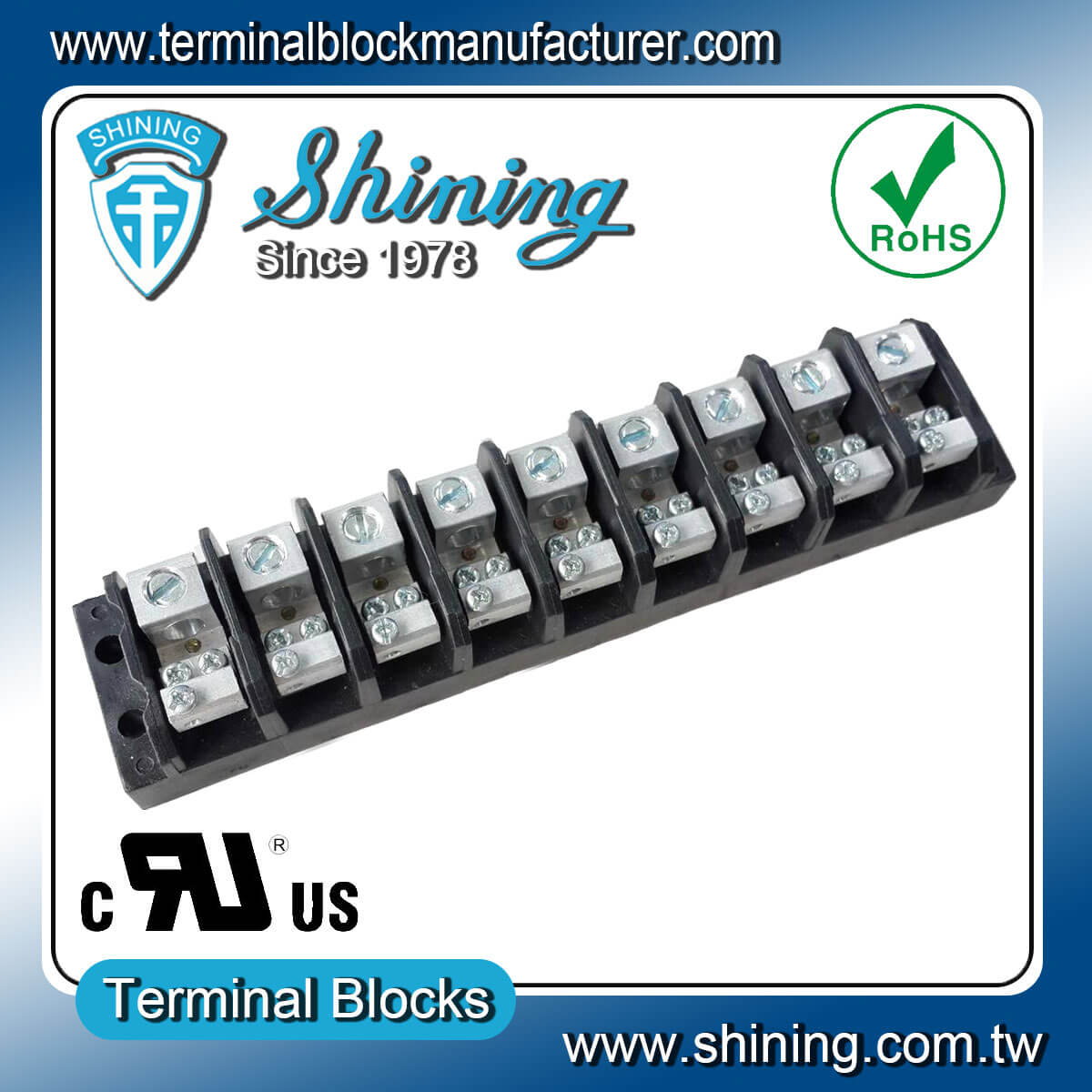 TGP-050-09JSC 600V 50A
 9Pin Power DistributionTerminal Block