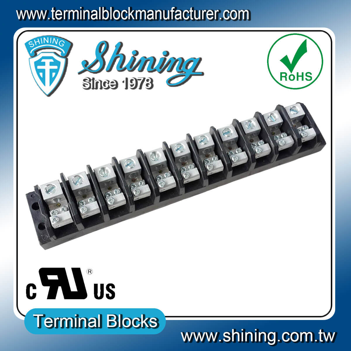 TGP-050-11JSC 600V 50A
 11Pin Power DistributionTerminal Block