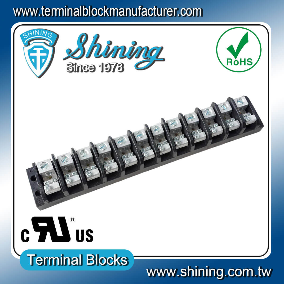 TGP-050-12JSC 600V 50A
 12Pin Power DistributionTerminal Block