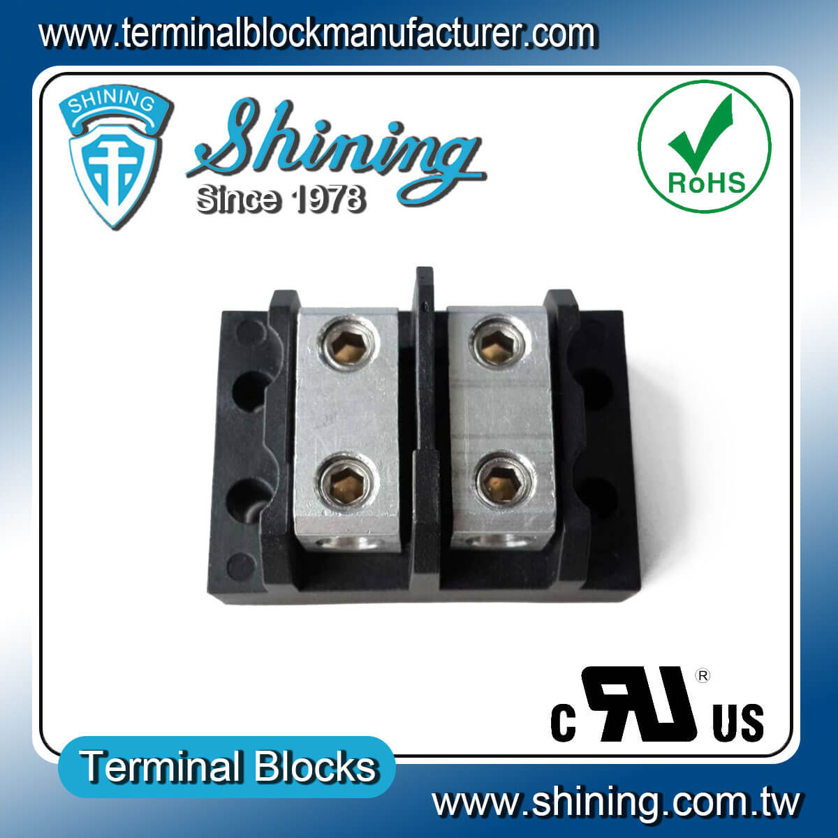 TGP-085-02BHH 600V 85A 2Way Power SplicerTerminal Block