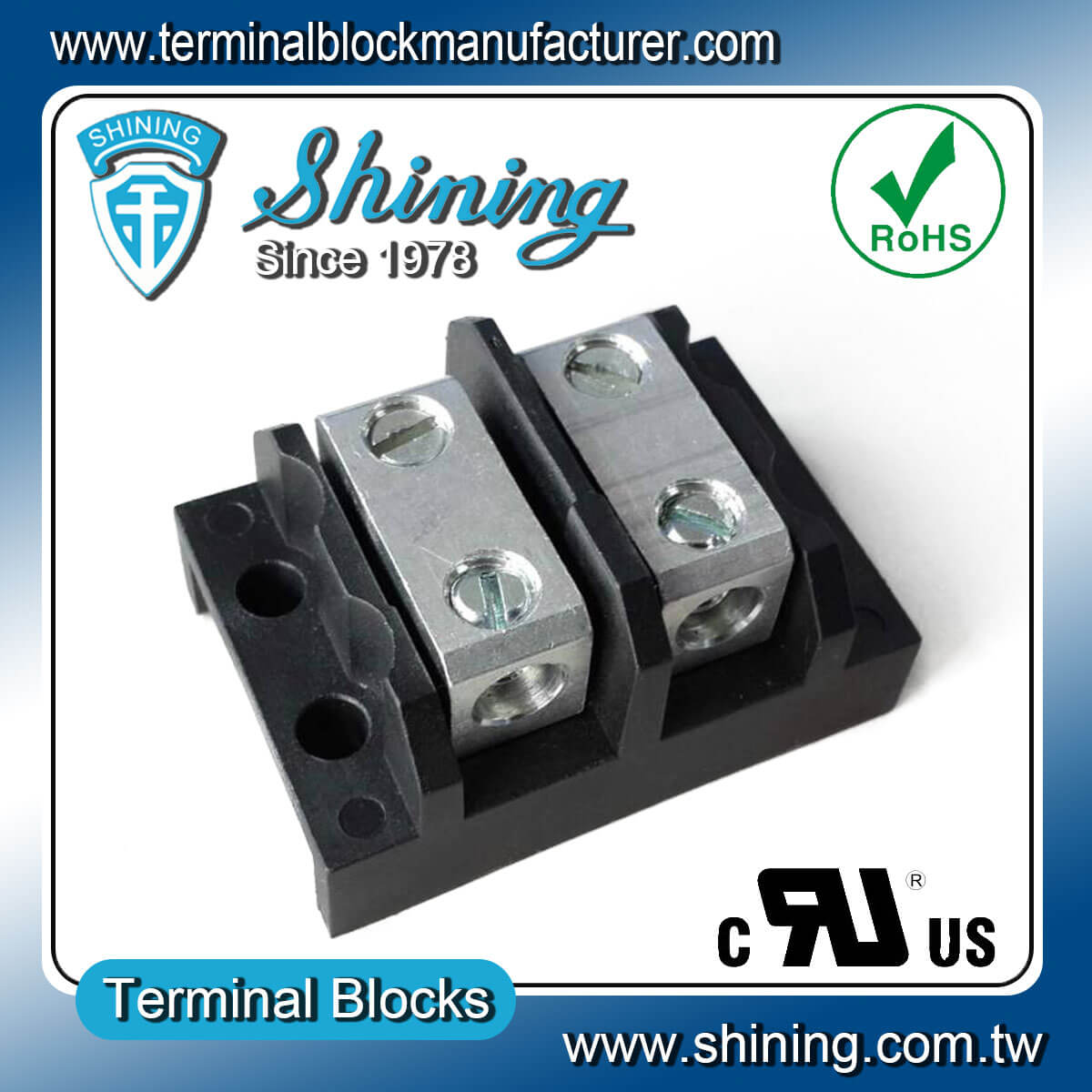 TGP-085-02BSS 600V 85A 2Way Power SplicerTerminal Block