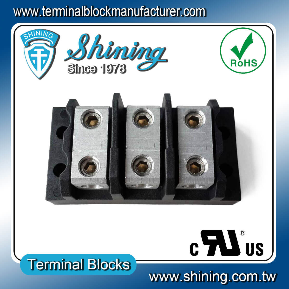 TGP-085-03BHH 600V 85A 3Way Power SplicerTerminal Block