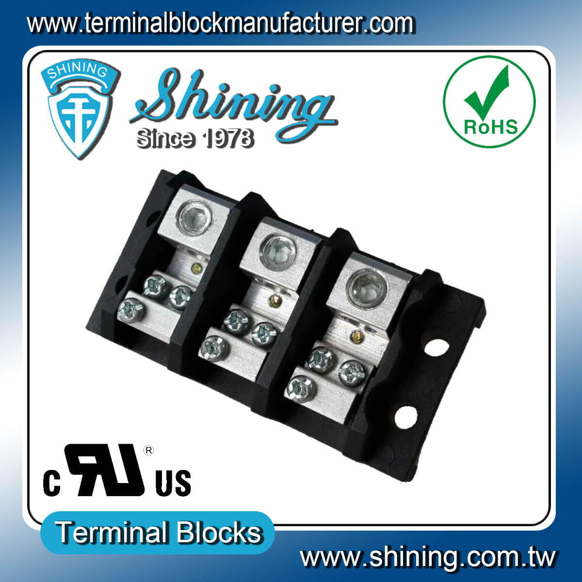 TGP-085-03JHC 600V 85A
 3Pin Power DistributionTerminal Block