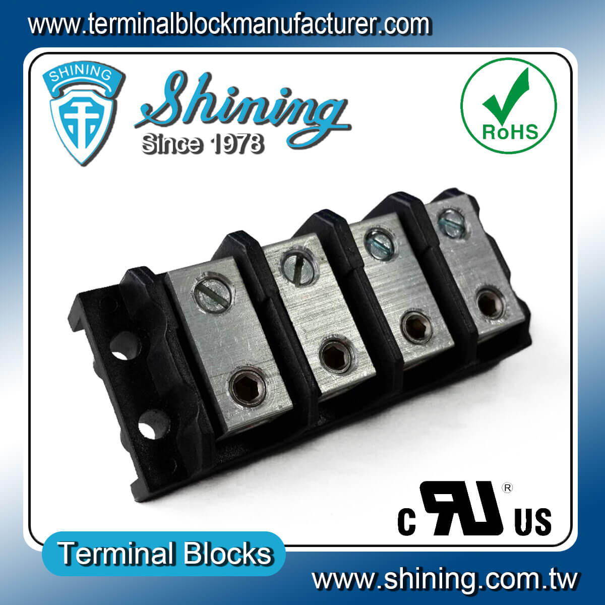 TGP-085-04BHS 600V 85A
 4Way Power SplicerTerminal Block