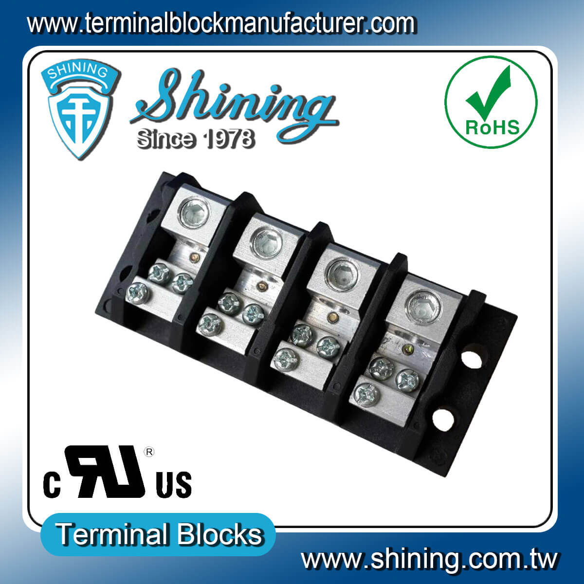 TGP-085-04JHC 600V 85A
 4Pin Power DistributionTerminal Block