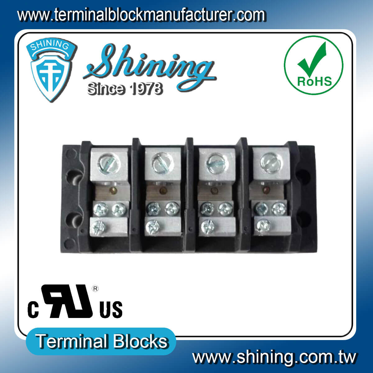 TGP-085-04JSC 600V 85A
 4Pin Power DistributionTerminal Block