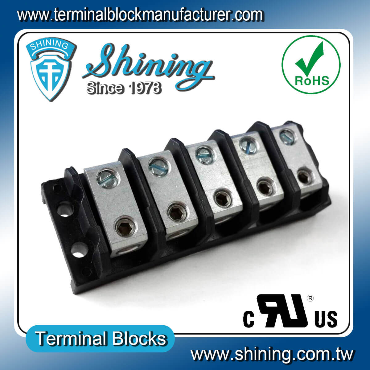 TGP-085-05BHS 600V 85A
 5Way Power SplicerTerminal Block