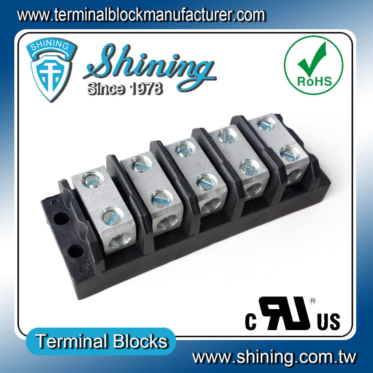 TGP-085-05BSS 600V 85A 5Way Power SplicerTerminal Block