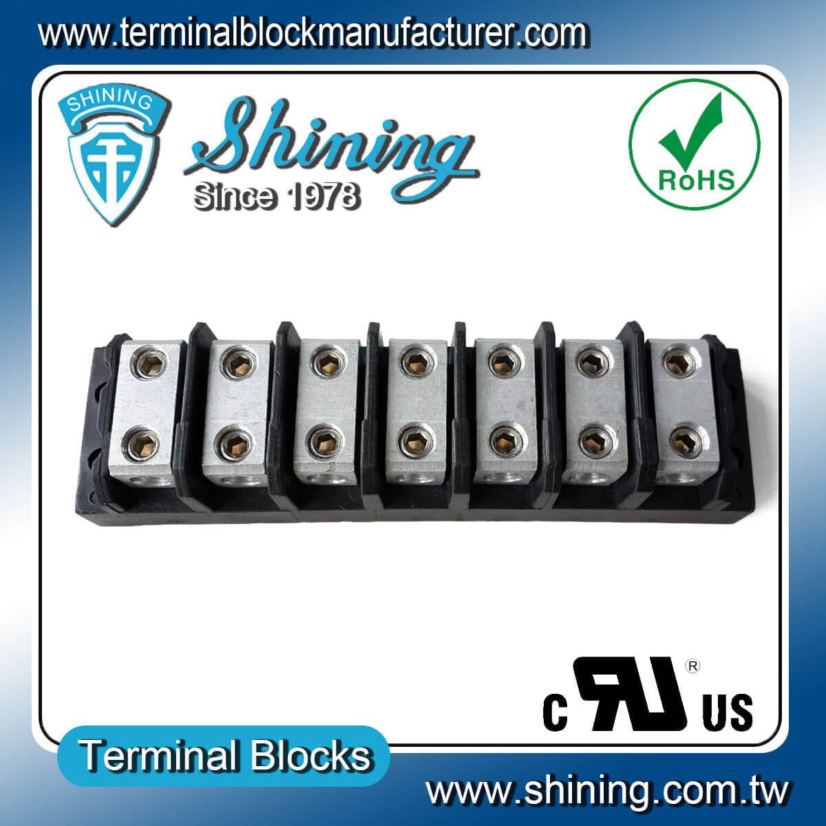 TGP-085-07BHH 600V 85A 7Way Power SplicerTerminal Block