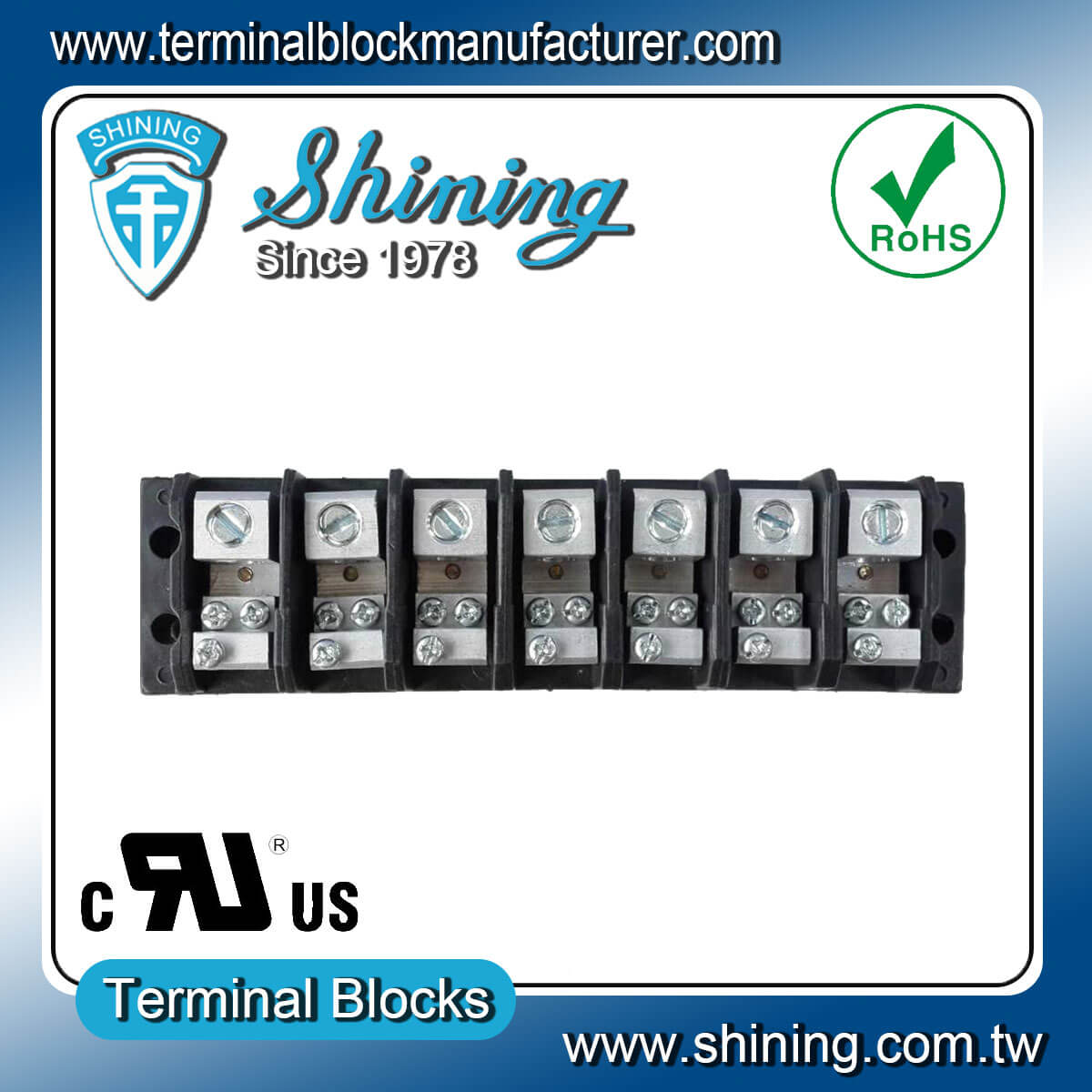 TGP-085-07JSC 600V 85A
 7Pin Power DistributionTerminal Block