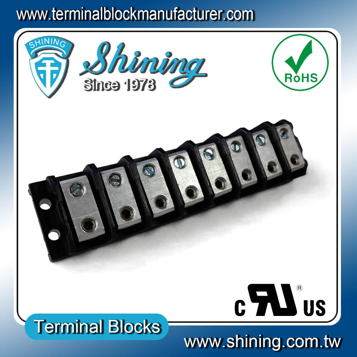 TGP-085-08BHS 600V 85A
 8Way Power SplicerTerminal Block