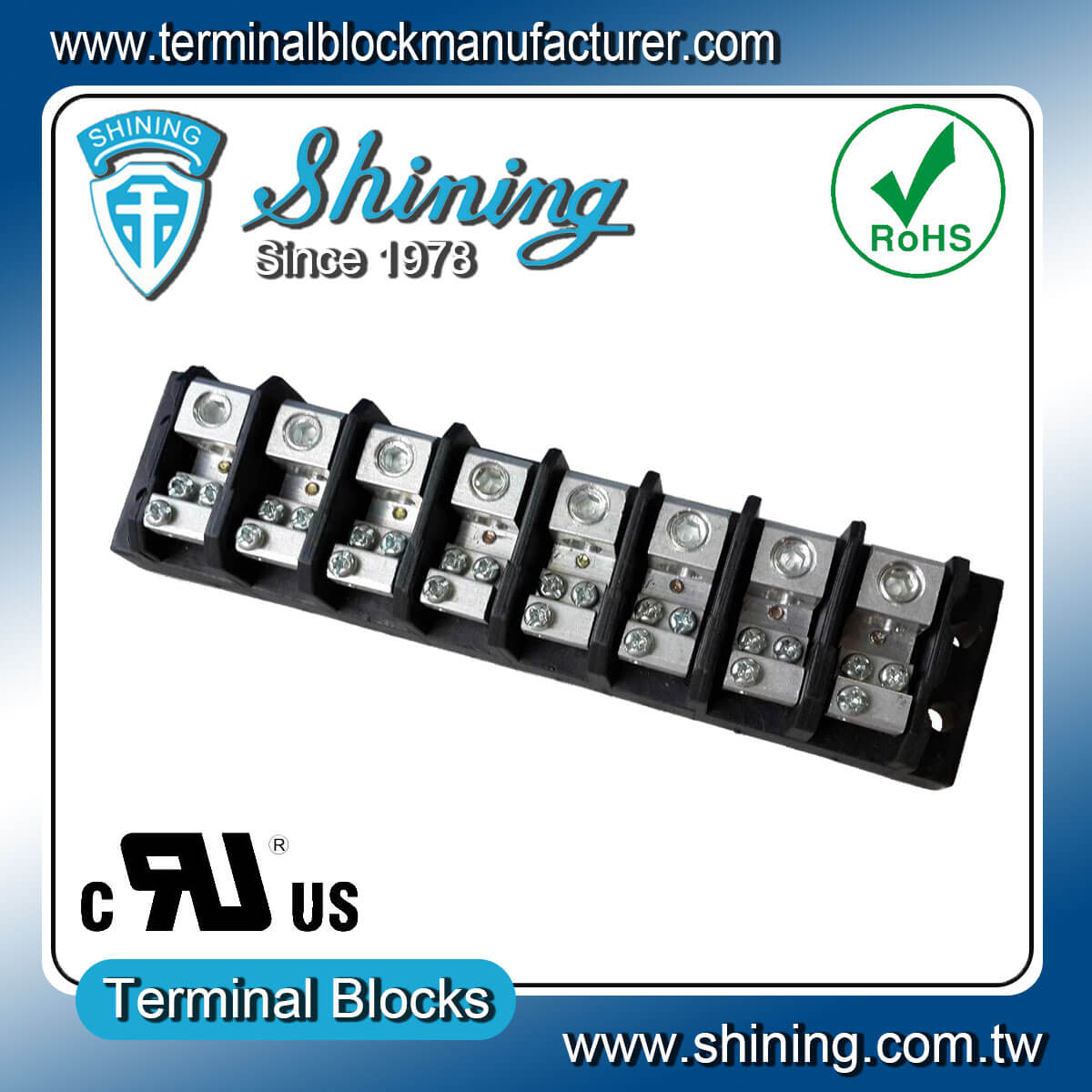TGP-085-08JHC 600V 85A
 8Pin Power DistributionTerminal Block